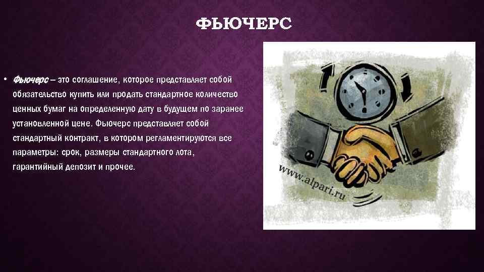 Фьючерсы картинки для презентации