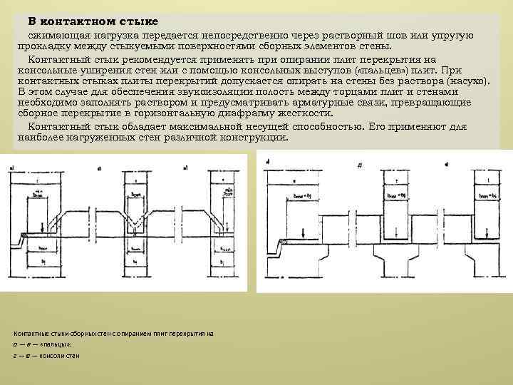 Стыки читать. Контактный стык внутренних стен. Контактный стык стеновых панелей. Горизонтальный контактный стык. Контактный горизонтальный стык панелей.