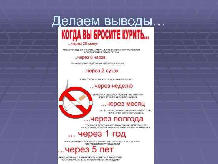 Делаем выводы… 