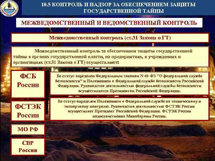 Оперативная деятельность и вопросы конспирации. Защита государственной тайны. Контроль и надзор за обеспечением защиты государственной тайны. Органы по защите государственной тайны. Межведомственный и ведомственный контроль гос тайна.