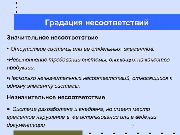 В случае несоответствия. Примеры незначительных несоответствий. Значительное несоответствие. Несоответствие в аудите это. Значительные несоответствия в СМК.