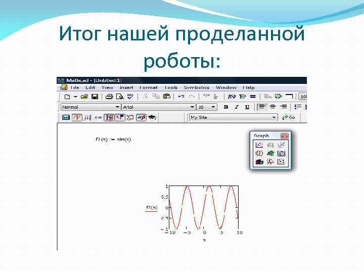 Итог нашей проделанной роботы: 