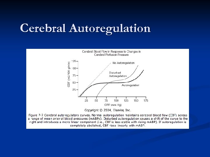 Cerebral Autoregulation 