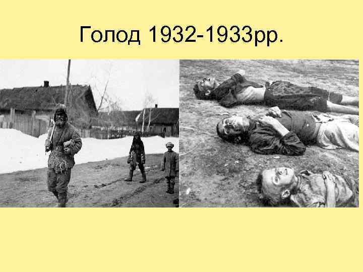 Голод 1932 -1933 рр. 