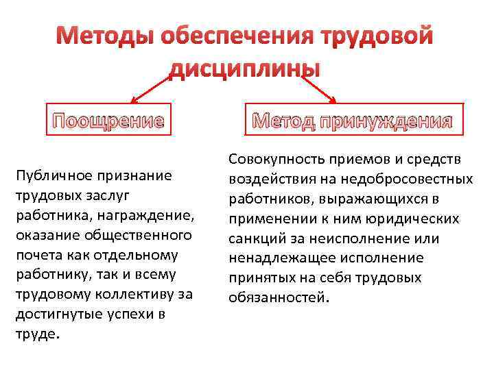 Способе обеспечивающим. Методы обеспечения трудовой дисциплины. Дисциплина труда методы обеспечения трудовой дисциплины. Охарактеризуйте правовые методы обеспечения трудовой дисциплины. Назовите методы обеспечения трудовой дисциплины..