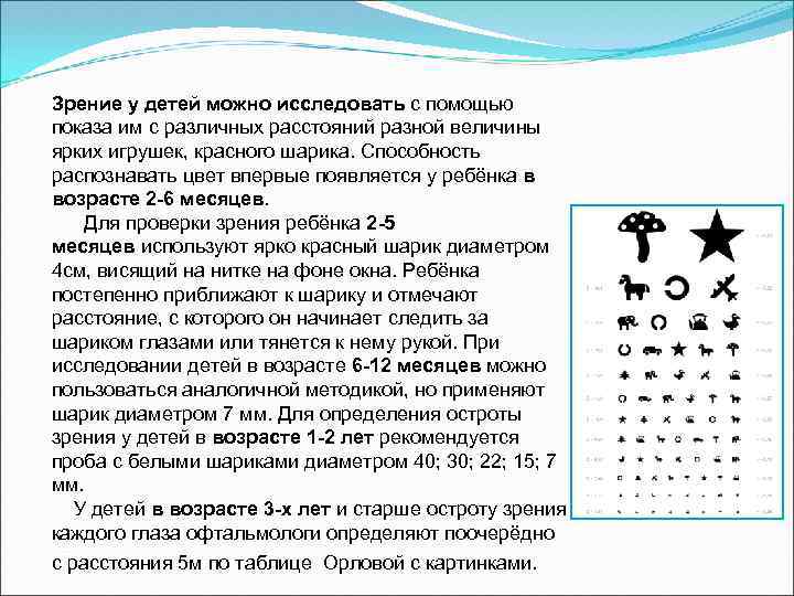 Острота зрения больше при фокусировке изображения