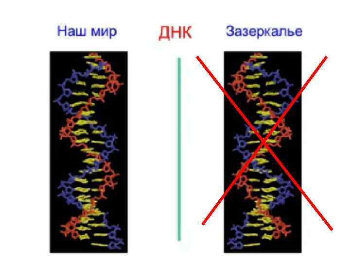 Наш мир ≠ Зеркальному 