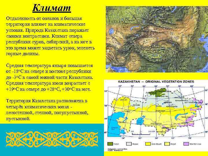 Климат казахстана презентация