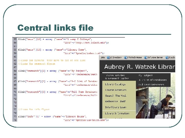 Central links file 