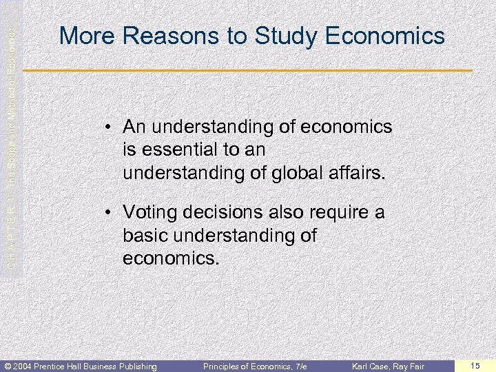  C H A P T E R 1: The Scope and Method of