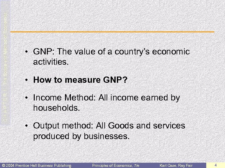  C H A P T E R 1: The Scope and Method of