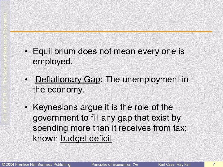  C H A P T E R 1: The Scope and Method of