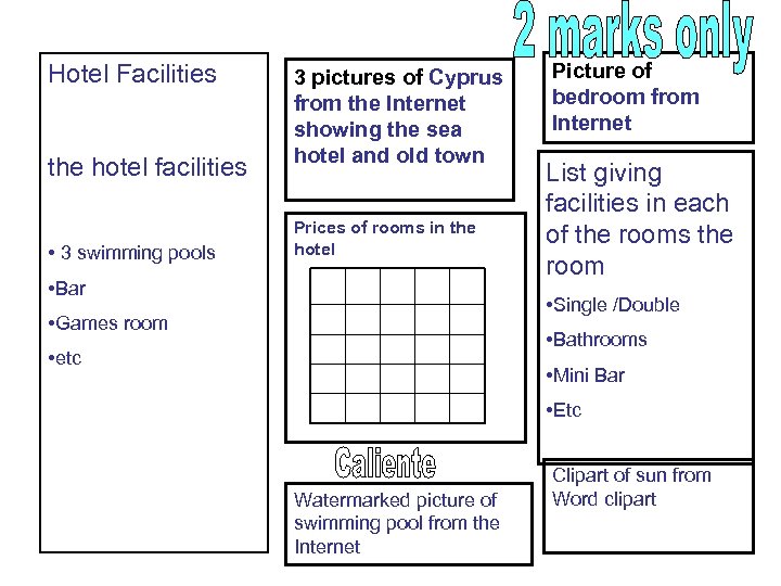 Hotel Facilities the hotel facilities • 3 swimming pools 3 pictures of Cyprus from