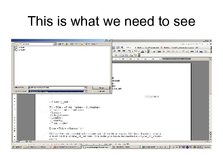 This is what we need to see 