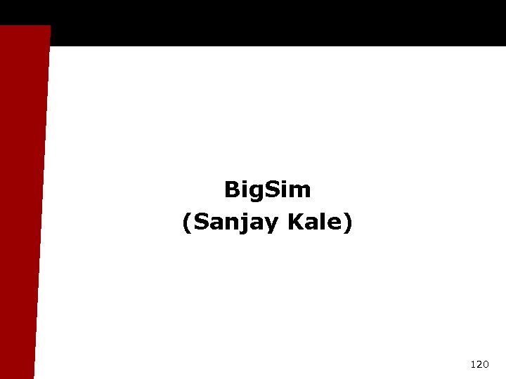 Big. Sim (Sanjay Kale) 120 
