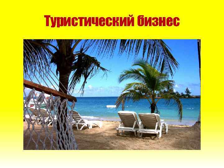 Туристический бизнес 