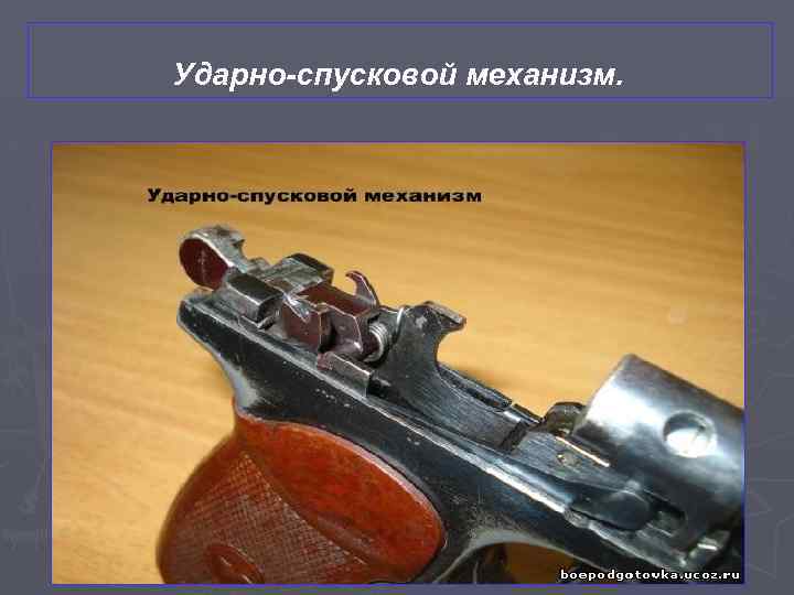 Ударно-спусковой механизм. 
