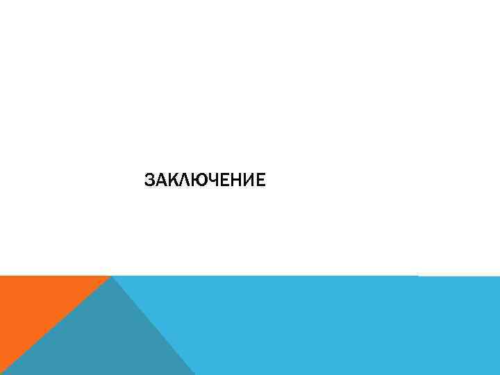 ЗАКЛЮЧЕНИЕ 