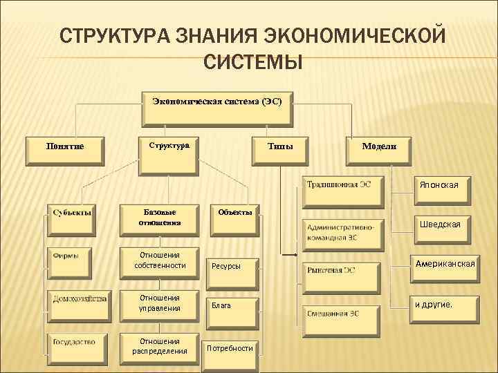 Виды экономического знания