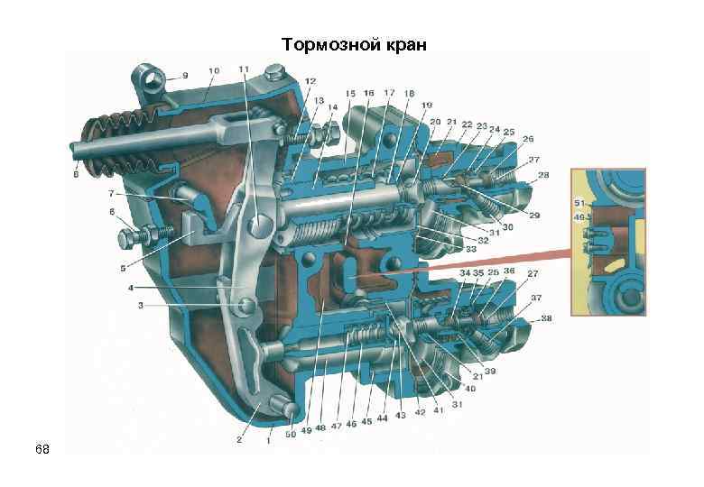 Тормозной кран 68 