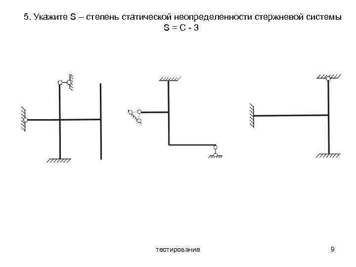 Укажите через. Степень статической неопределимости системы равна. Степень статической неопределимости балки. Степень статической неопределенности системы. Определение степени статической неопределенности.