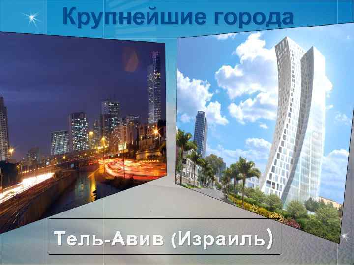 Крупнейшие города Тель - Авив ( Израиль ) 