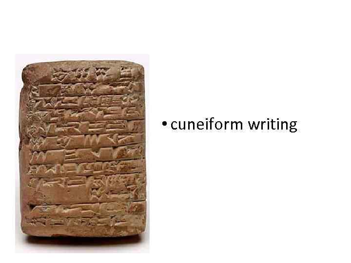  • cuneiform writing 