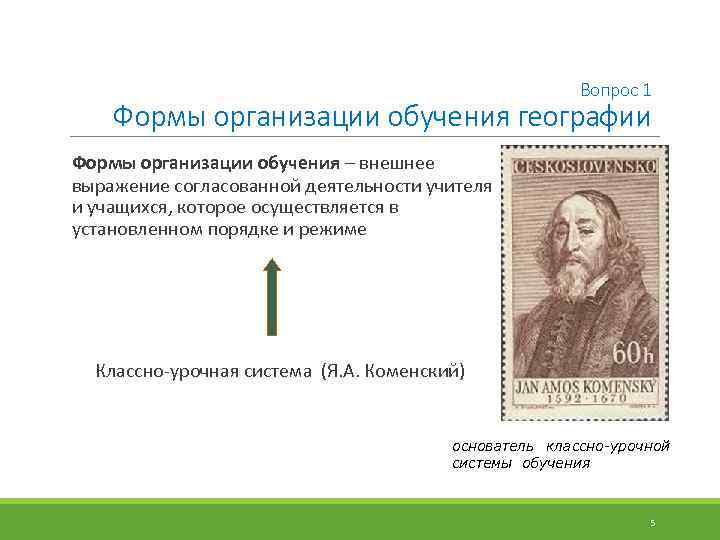 Вопрос 1 Формы организации обучения географии Формы организации обучения – внешнее выражение согласованной деятельности