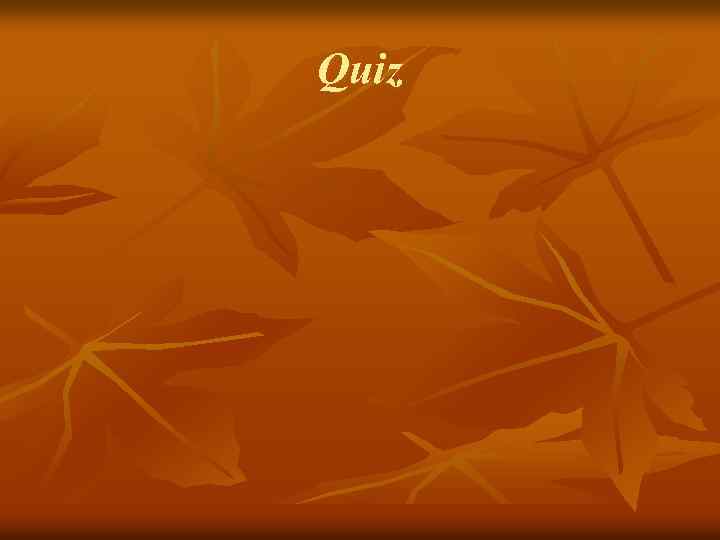 Quiz 