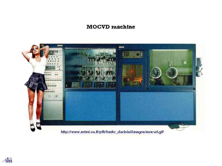 MOCVD machine http: //www. mtmi. vu. lt/pfk/funkc_dariniai/images/mocvd. gif 