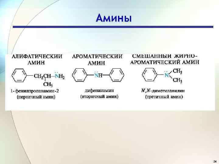 Амины 34 