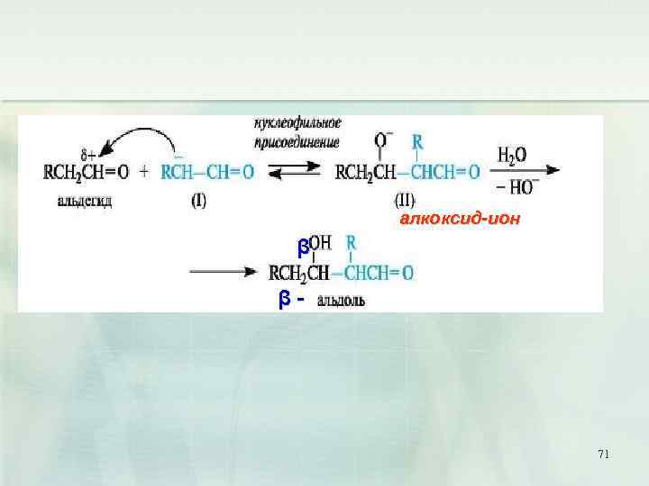 алкоксид-ион β β- 71 