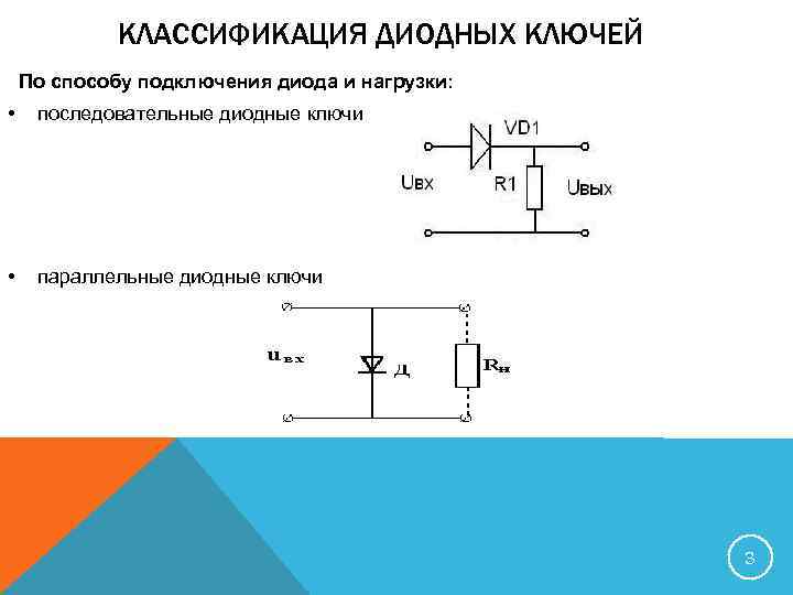 В каких случаях в схемах выпрямителей используется параллельное включение диодов