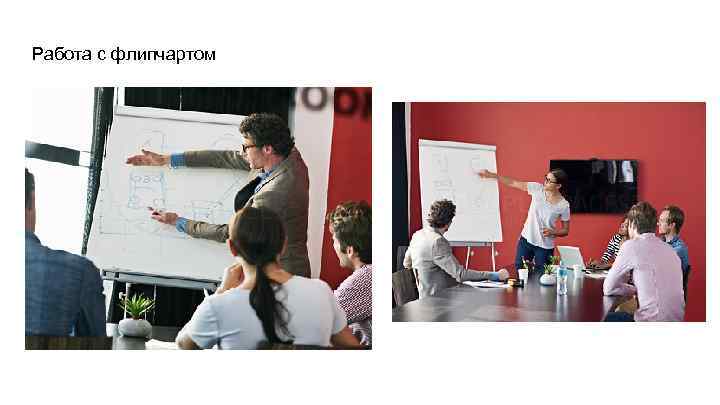 Работа с флипчартом 