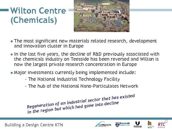 Wilton Centre (Chemicals) l The most significant new materials related research, development and innovation