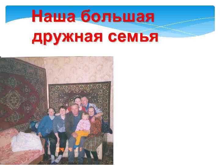 Наша большая дружная семья 