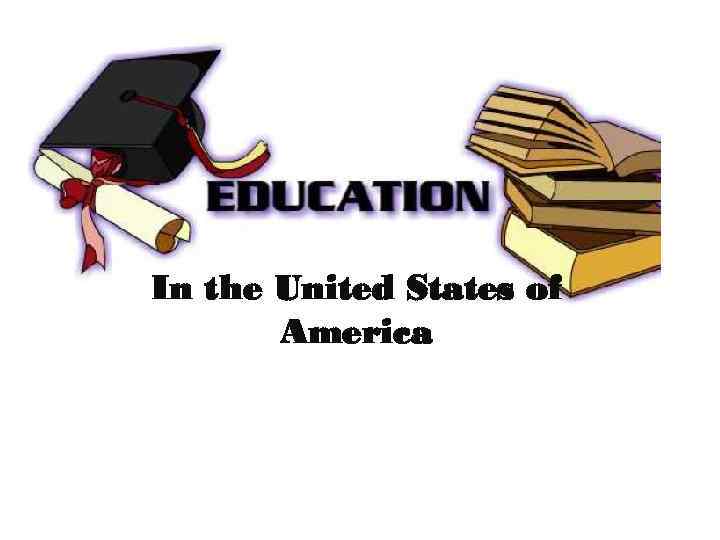 In the United States of America 