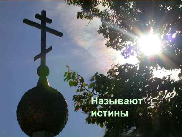 Называют истины 