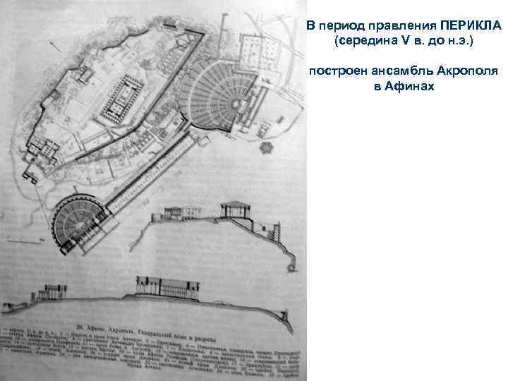 В период правления ПЕРИКЛА (середина V в. до н. э. ) построен ансамбль Акрополя