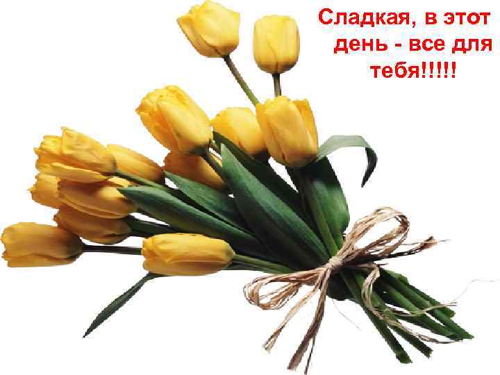 Сладкая, в этот день - все для тебя!!!!! 