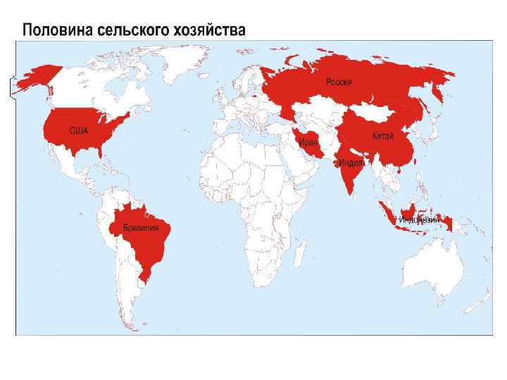 Схема мирового сельского хозяйства