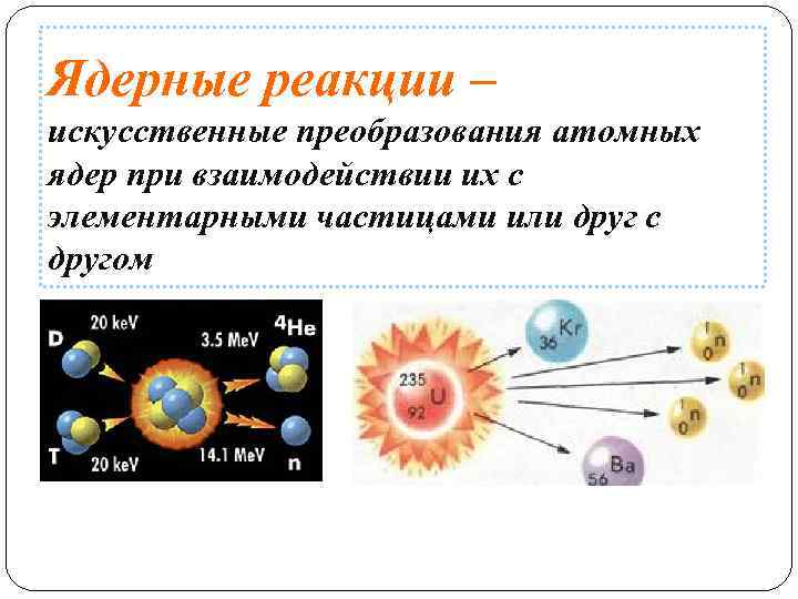 Ядерные реакции презентация 11