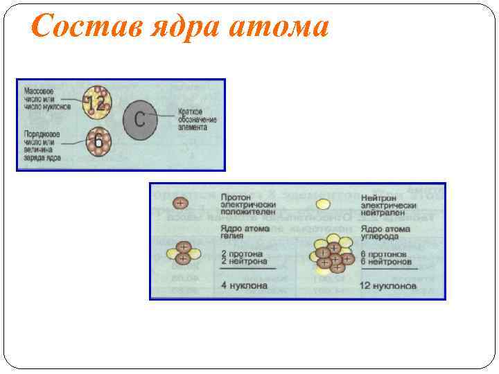 Состав ядра атома 4 