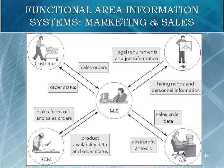 FUNCTIONAL AREA INFORMATION SYSTEMS: MARKETING & SALES 19 