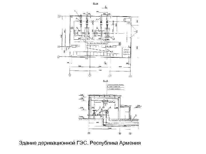 Здание деривационной ГЭС. Республика Армения 