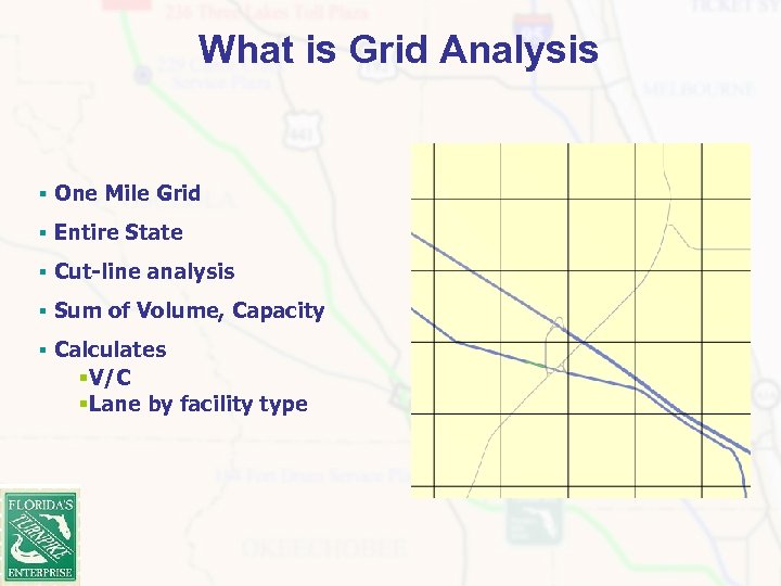 What is Grid Analysis § One Mile Grid § Entire State § Cut-line analysis