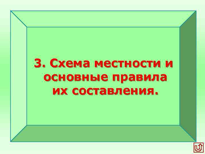  3. Схема местности и основные правила их составления. 