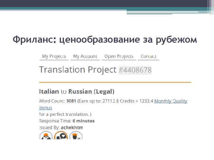 Фриланс: ценообразование за рубежом 