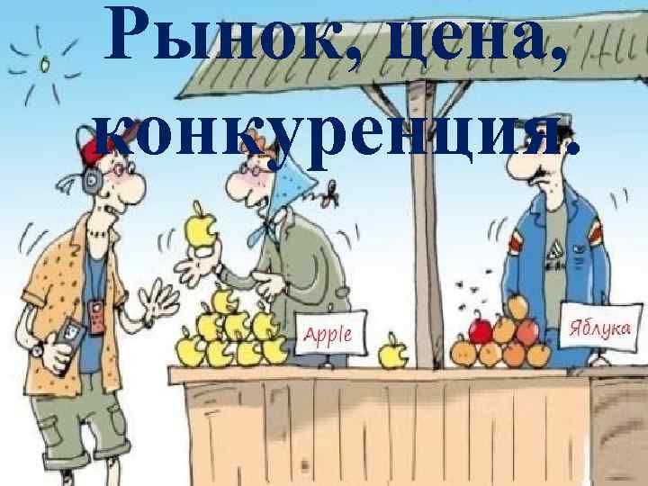 Рынок, цена, конкуренция. 