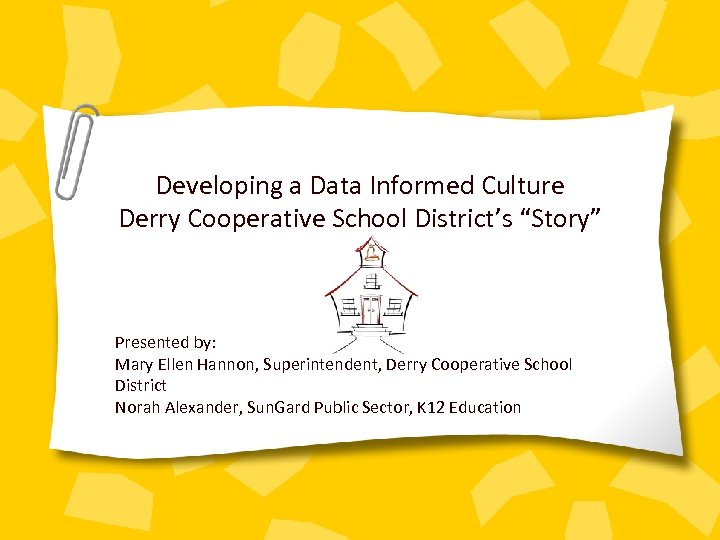 Developing a Data Informed Culture Derry Cooperative School